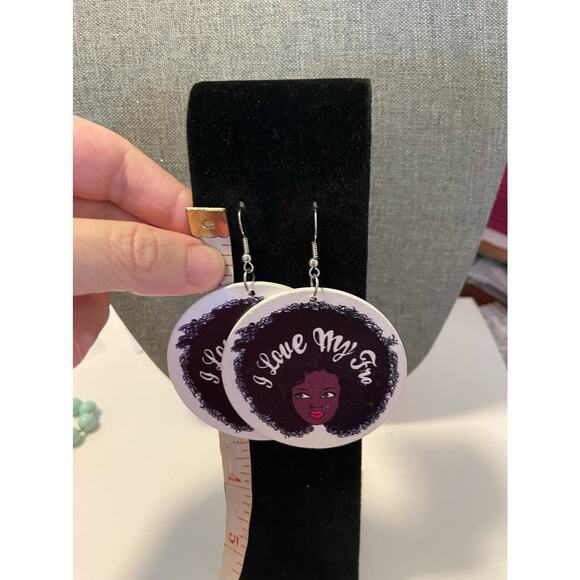 aFro earrings - Picture 2 of 4